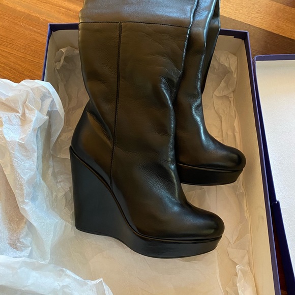 Brand new never been worn original Stuart Weitzman, Molten 2 boots wedge boot. - Picture 3 of 11